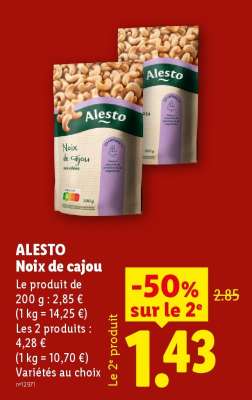 ALESTO Noix de cajou