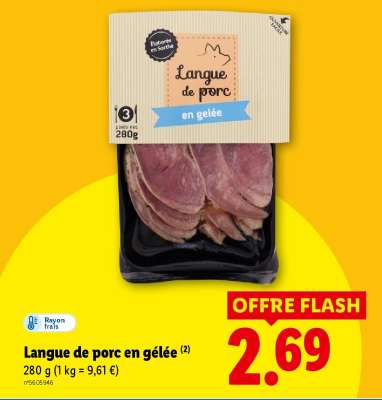 Langue de porc en gelée