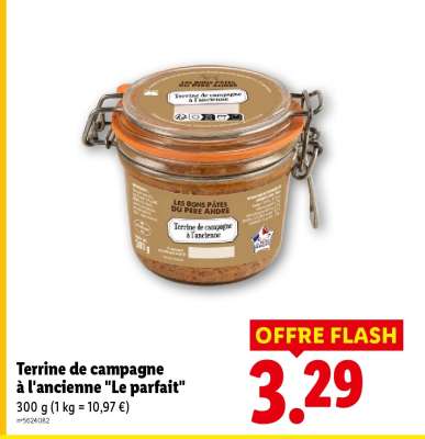 Terrine de campagne à l'ancienne "Le parfait"