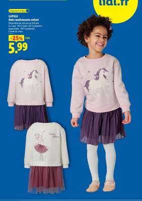 LUPILU Robe molletonnée enfant