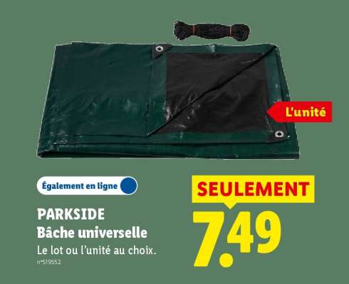 PARKSIDE Bâche universelle