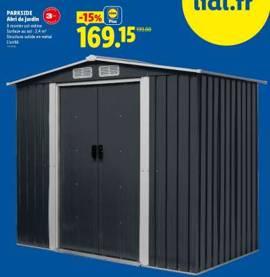PARKSIDE Abri de jardin