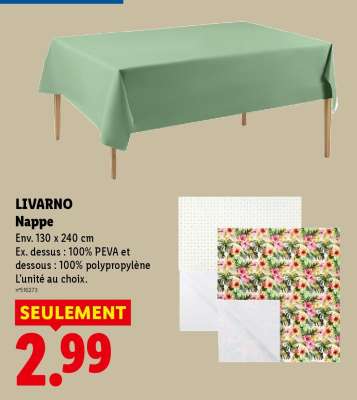 LIVARNO Nappe