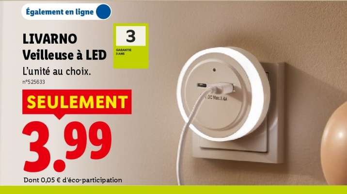 LIVARNO Veilleuse à LED