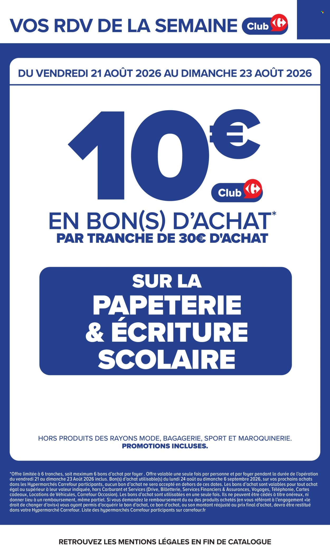 Catalogue Carrefour Hypermarchés - 17.08.2026 - 31.08.2026. Page 4