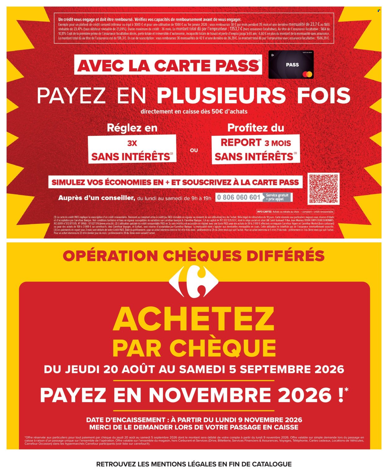 Catalogue Carrefour Hypermarchés - 20.08.2026 - 07.09.2026. Page 26