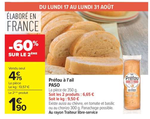 Préfou à l'ail PASO