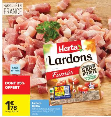 Lardons Herta