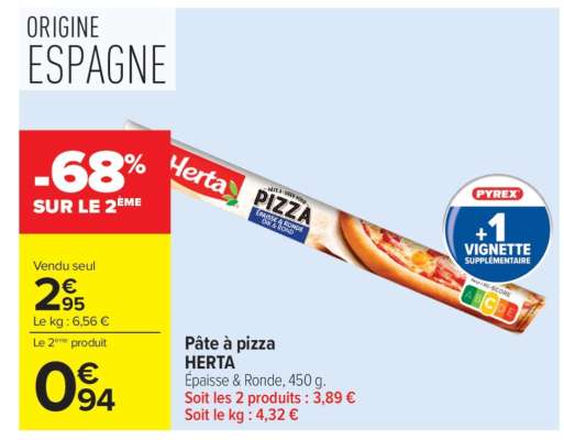Pâte À Pizza Herta