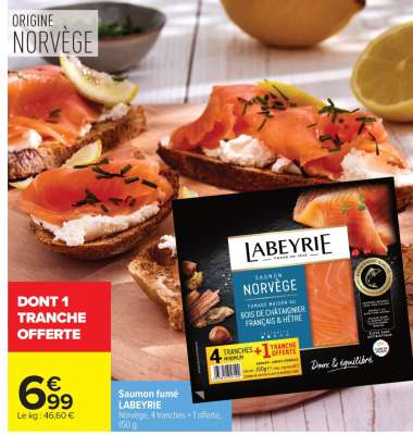 SAUMON FUMÉ LABEYRIE