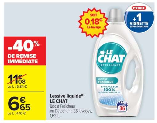LESSIVE LIQUIDE "LE CHAT"