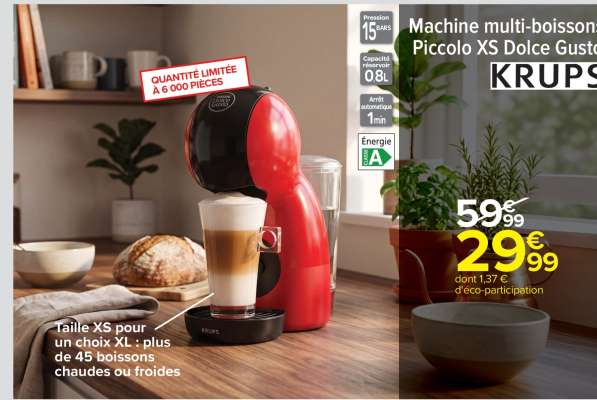 Machine multi-boissons Piccolo XS Dolce Gusto KRUPS