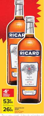 RICARD  PASTIS  DE MARSEILLE