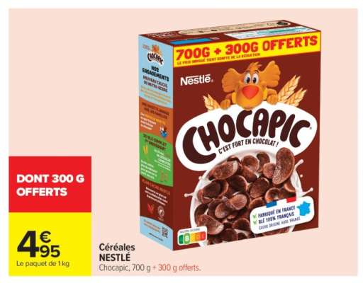 Céréales Nestlé Chocapic