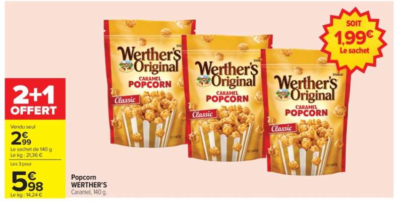 Popcorn WERTHER'S
