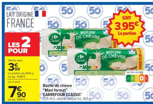Bûche de Chèvre "Maxi Format"