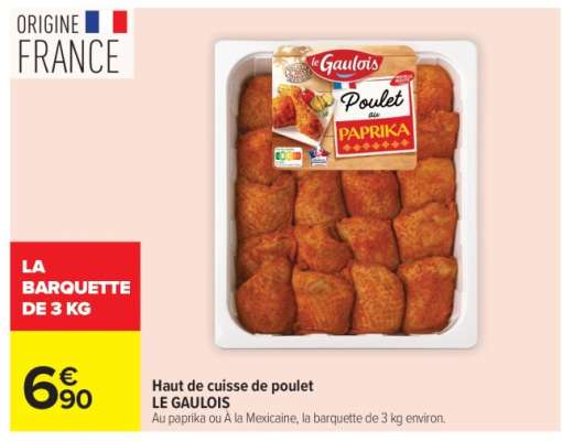 HAUT DE CUISSE DE POULET "LE GAULOIS"