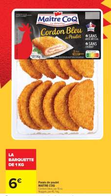 CORDON BLEU DE POULET