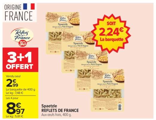 Spaetzle REFLETS DE FRANCE