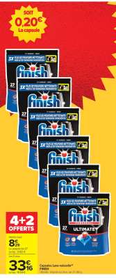 Capsules Lave-vaisselle FINISH