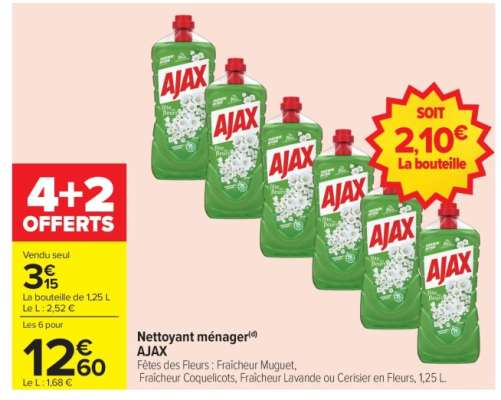 NETTOYANT MENAGER AJAX