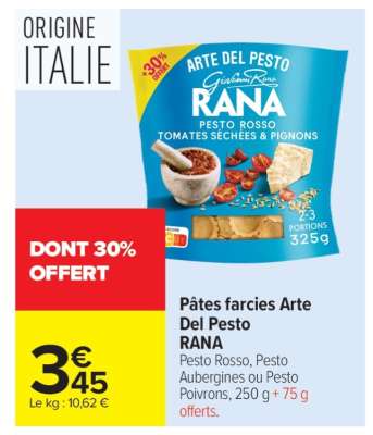 Pâtes farcies Arte Del Pesto RANA