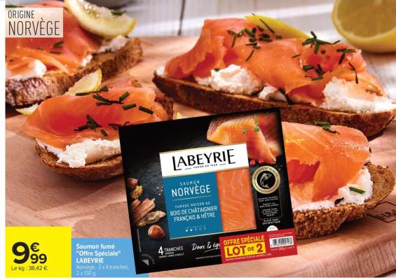Saumon fumé «Offre Spéciale» LABEYRIE