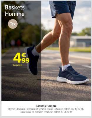BASKETS HOMME