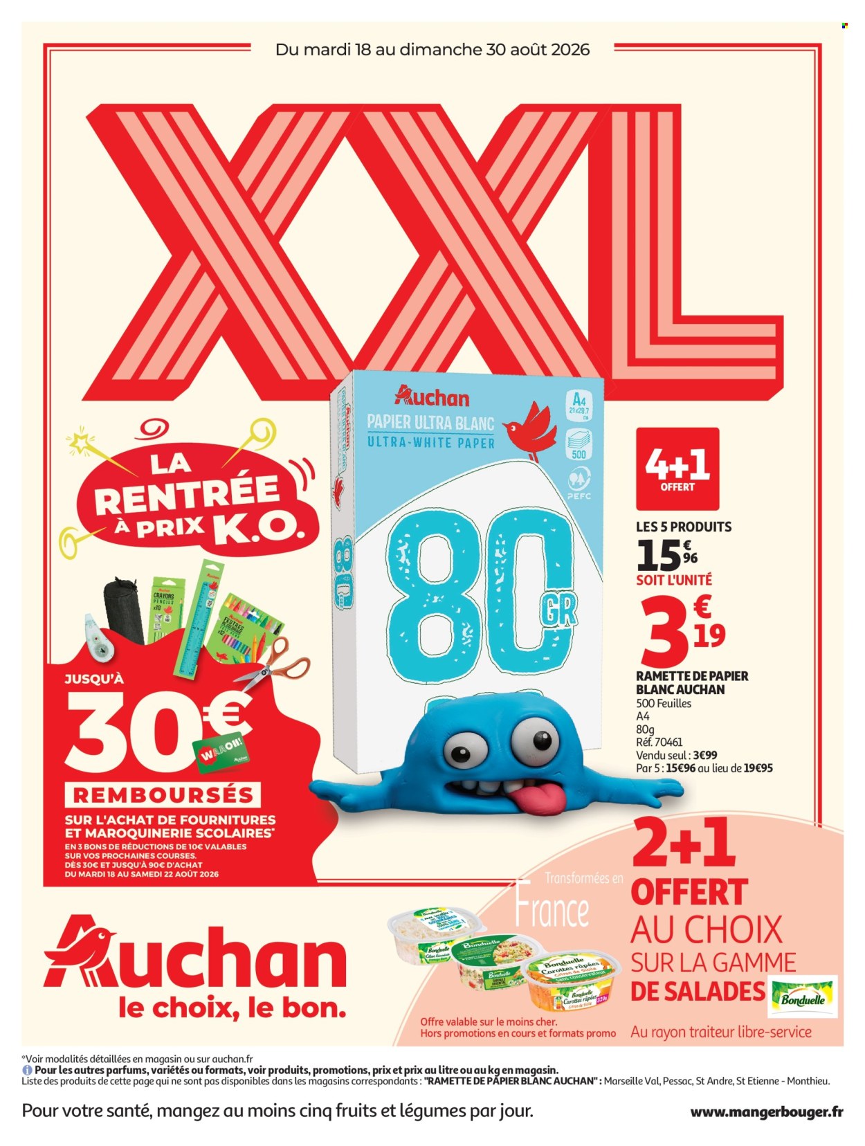 Catalogue Auchan - 18.08.2026 - 30.08.2026. Page 1