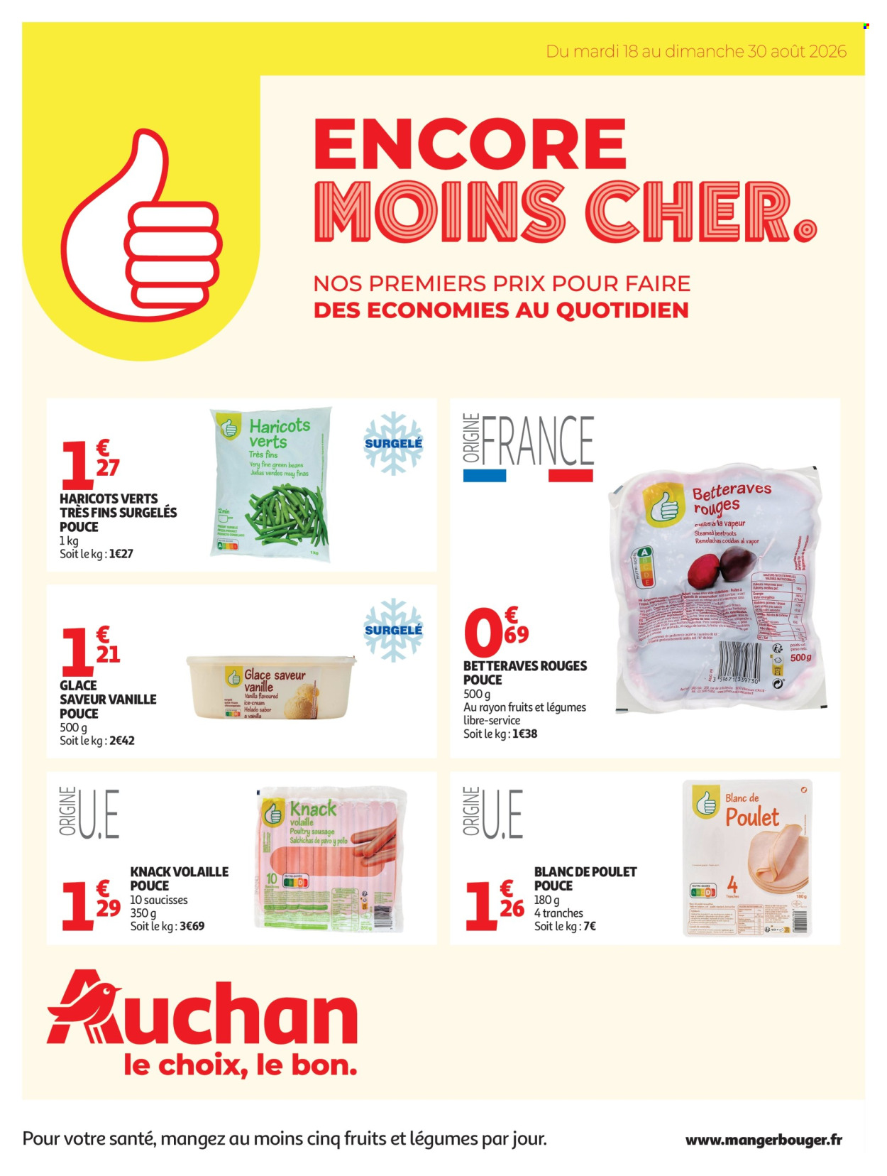 Catalogue Auchan - 18.08.2026 - 30.08.2026. Page 1
