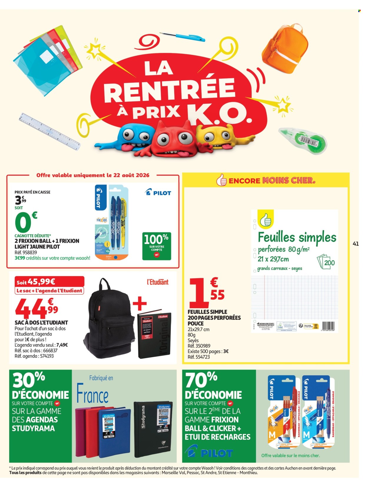 Catalogue Auchan - 18.08.2026 - 30.08.2026. Page 41