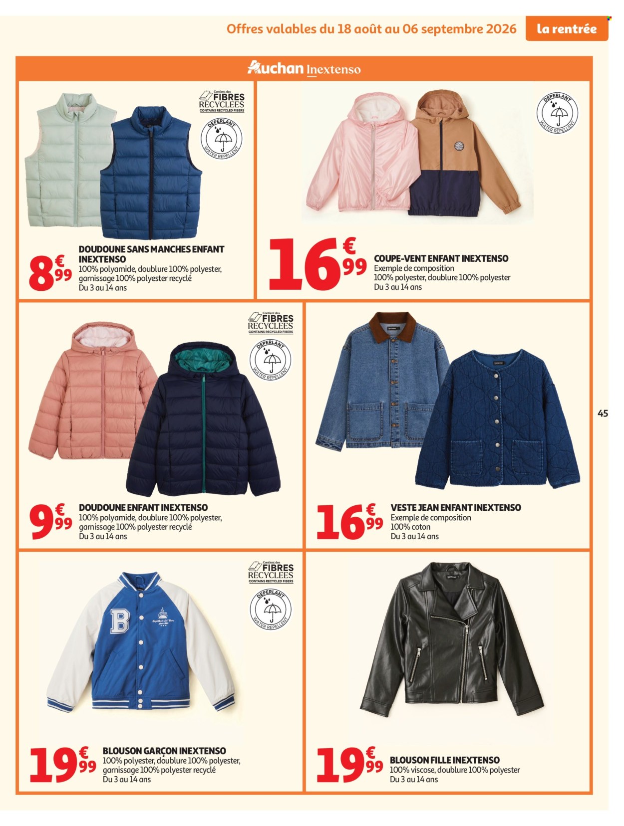 Catalogue Auchan - 18.08.2026 - 30.08.2026. Page 45