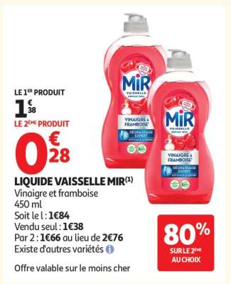 LIQUIDE VAISSELLE MIR