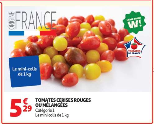 Tomates Cerises Rouges Ou Mélangées