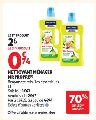 NETTOYANT MÉNAGER "MR PROPRE"