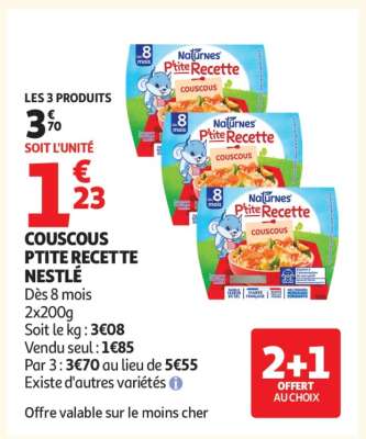 COUSCOUS PTITE RECETTE NESTLÉ