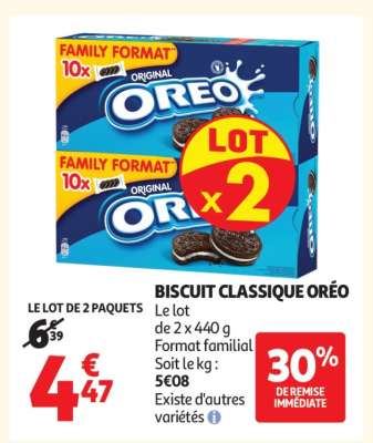 BISCUIT CLASSIQUE ORÉO