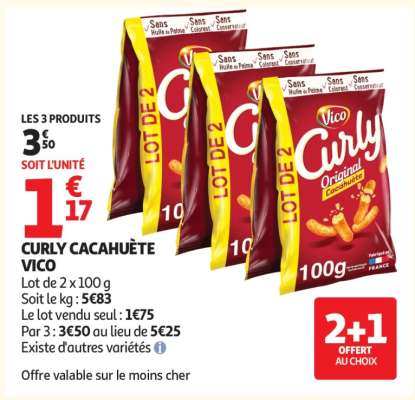 Curly Cacahuete Vico