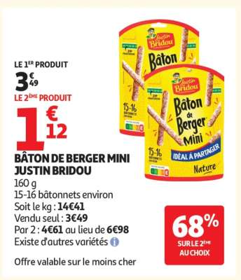 Bâton De Berger Mini Justin Bridou
