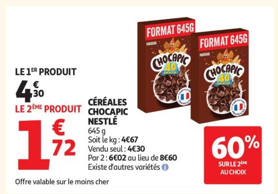 Céréales Chocapic Nestle