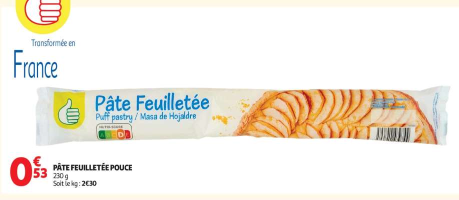 Pâte Feuilletée Pouce
