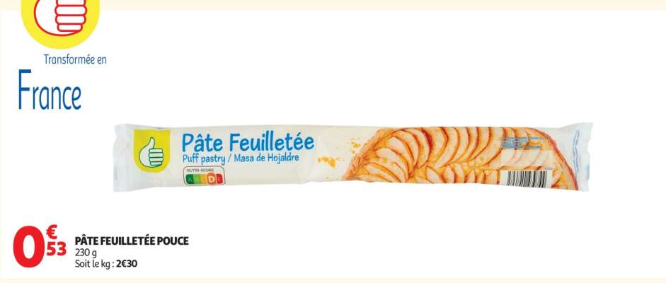 Pâte Feuilletée Pouce