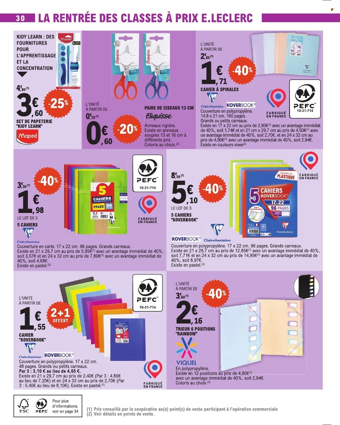 Catalogue E.Leclerc - 18.08.2026 - 29.08.2026. Page 30