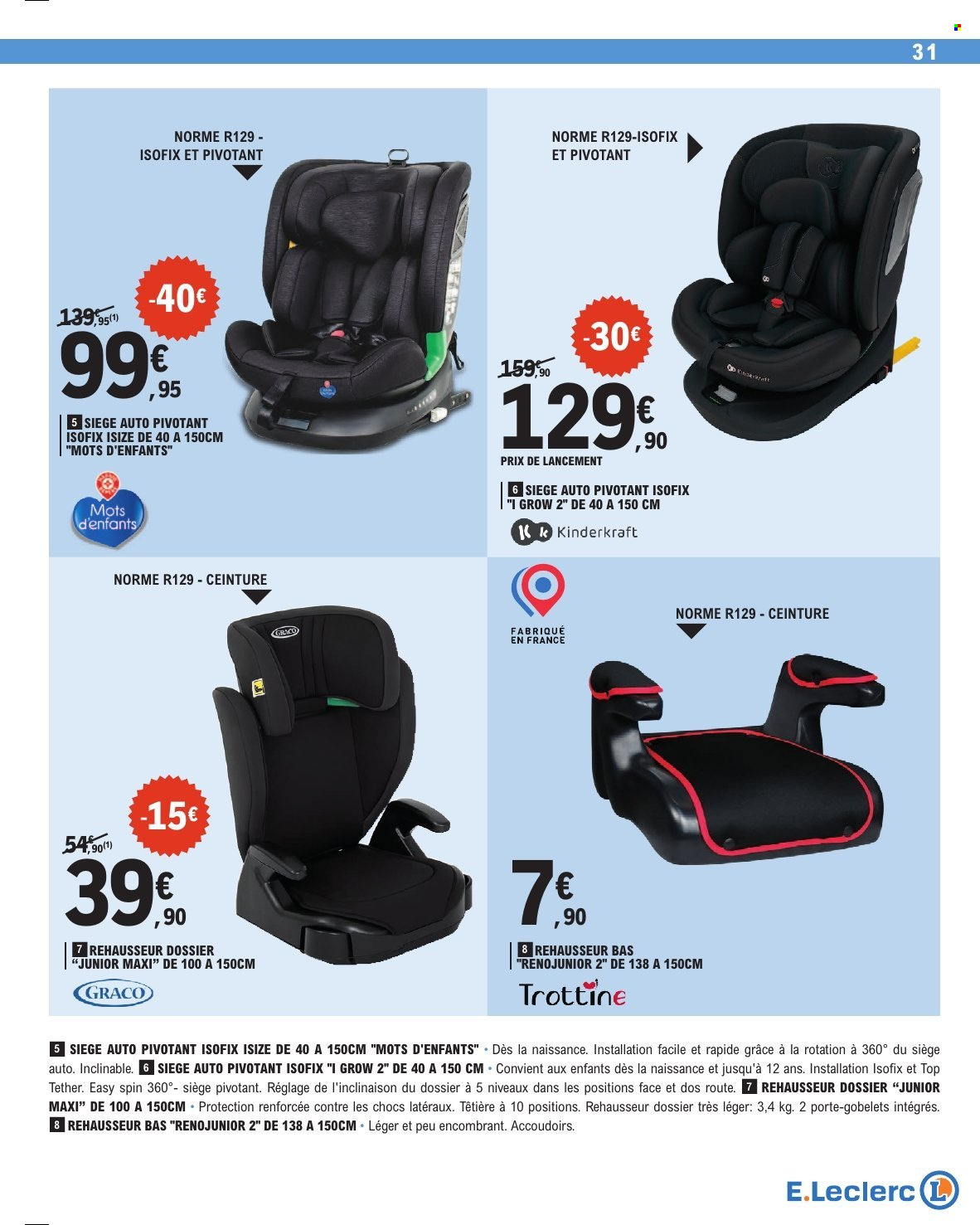 Catalogue E.Leclerc - 18.08.2026 - 29.08.2026. Page 31