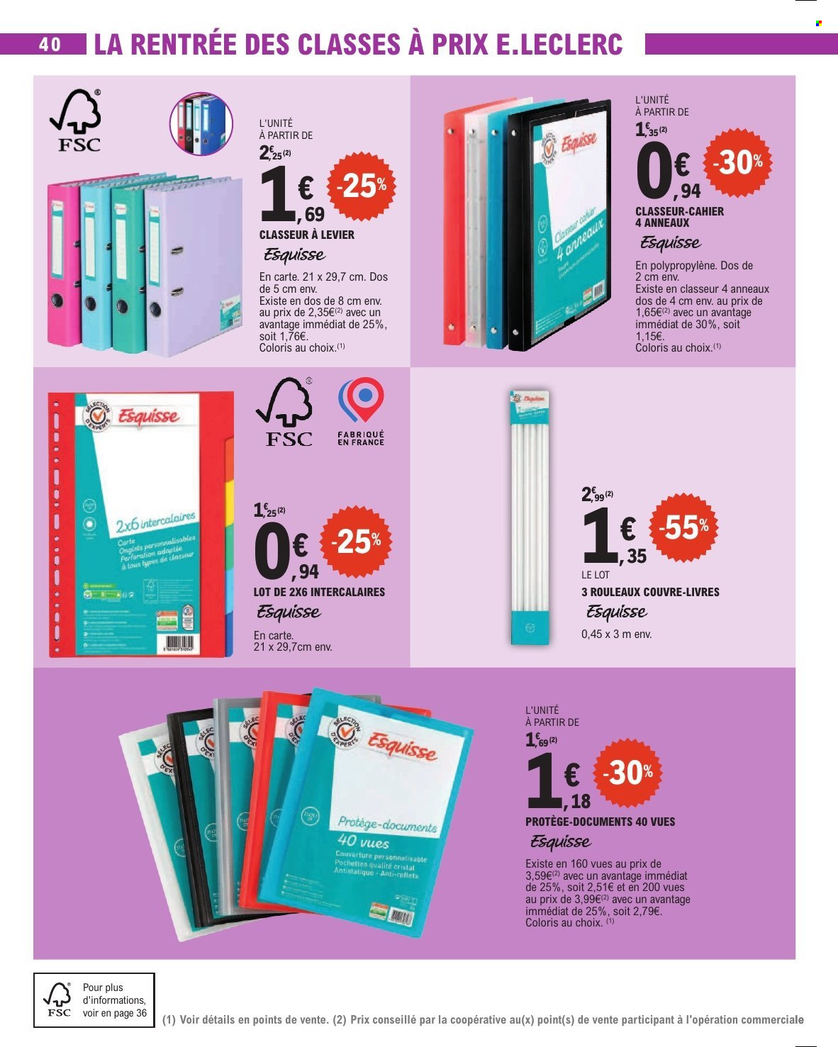 Catalogue E.Leclerc - 18.08.2026 - 29.08.2026. Page 40
