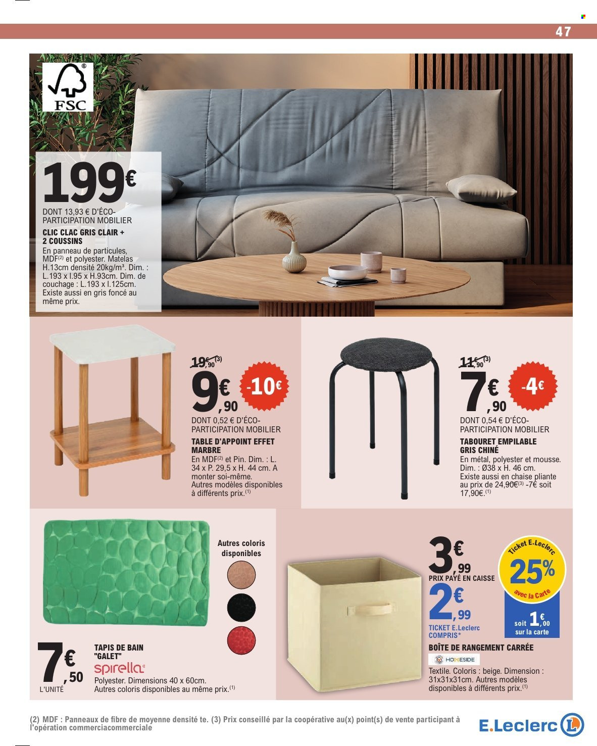 Catalogue E.Leclerc - 18.08.2026 - 29.08.2026. Page 47