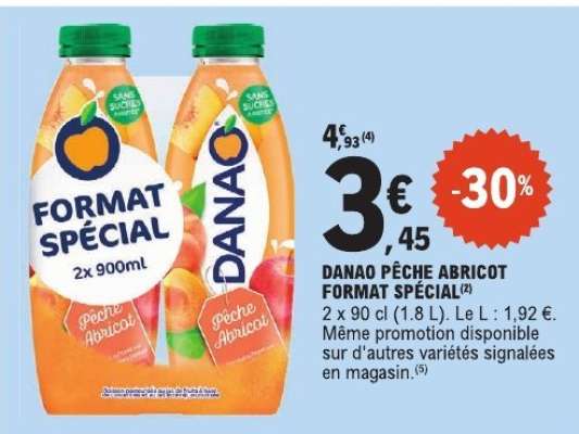 DANAO PÊCHE ABRICOT FORMAT SPÉCIAL