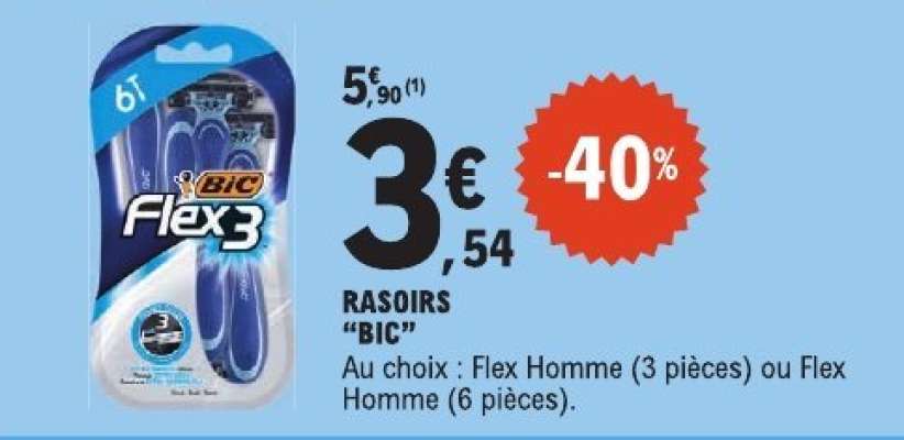 RASOIRS "BIC"