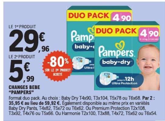 CHANGES BEBE “PAMPERS”