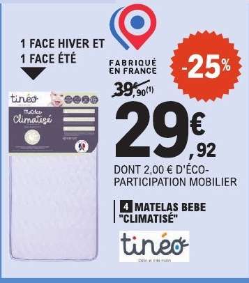Matelas Bébé Climatisé